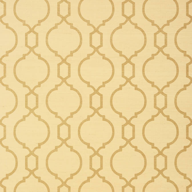 Purchase a sample of T11072 Cortney, Metallic Gold on Beige by Thibaut Wallpaper