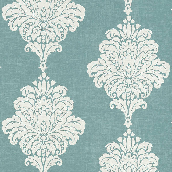 Purchase a sample of T13015 Arturo Damask, Monterey Thibaut Wallpaper