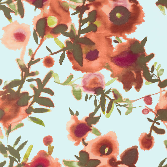 Purchase a sample of T13086 Open Spaces, Summer House Thibaut Wallpaper