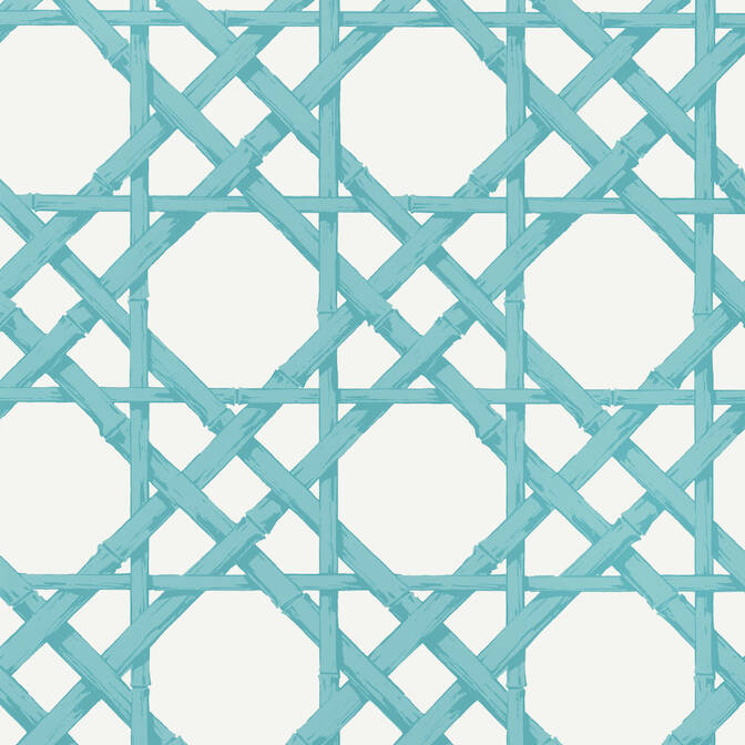 Purchase a sample of T13143 Cyrus Cane, Summer House Thibaut Wallpaper