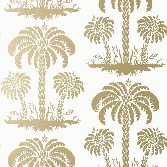 Shop T13165 Palm Island Summer House Thibaut Wallpaper