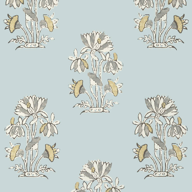 Purchase a sample of T13201 Lily Flower, Mesa Thibaut Wallpaper