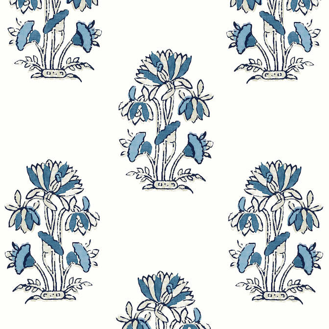Purchase a sample of T13204 Lily Flower, Mesa Thibaut Wallpaper