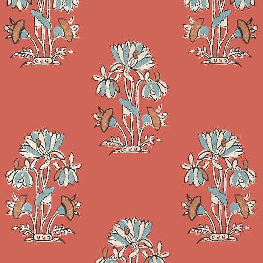 Acquire T13205 Lily Flower Mesa Thibaut Wallpaper