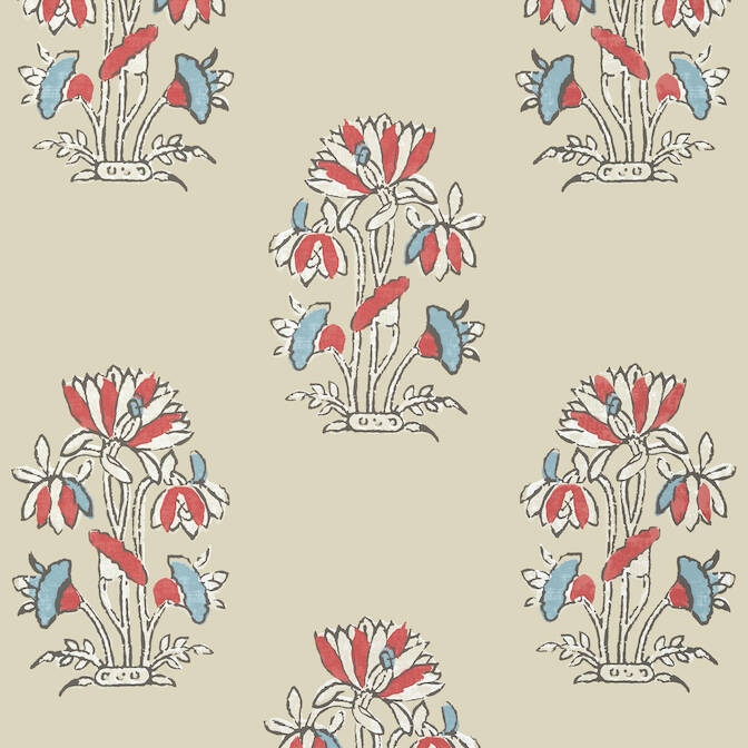 Purchase a sample of T13206 Lily Flower, Mesa Thibaut Wallpaper