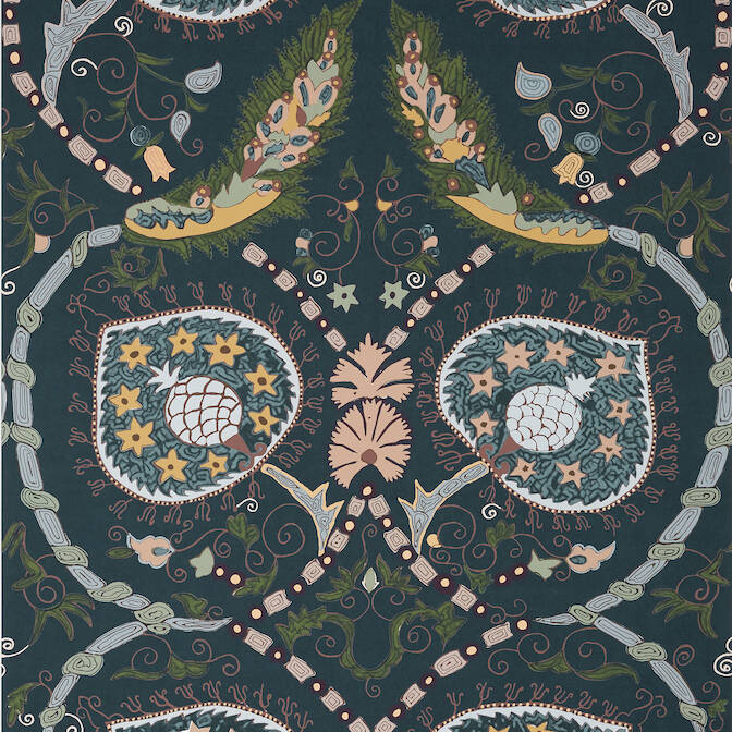 Purchase a sample of T13216 Lewis, Mesa Thibaut Wallpaper