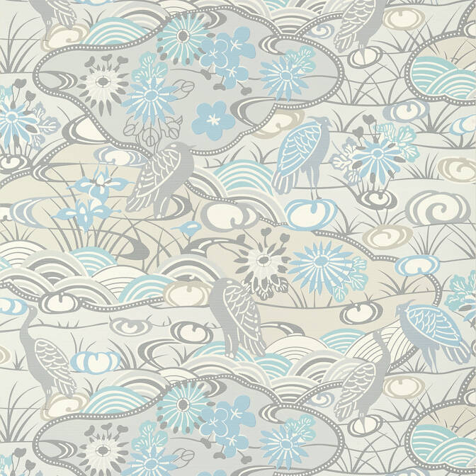 Purchase a sample of T13330 Heron Stream, Pavilion Thibaut Wallpaper