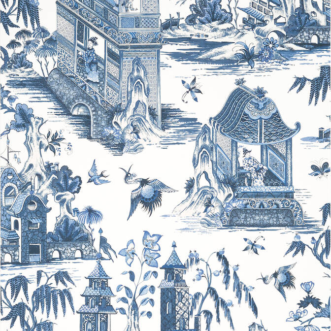 Purchase a sample of T13614 Grand Palace, Grand Palace by Thibaut Wallpaper