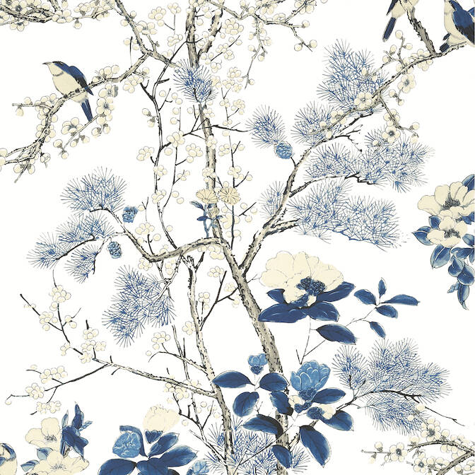 Purchase a sample of T13619 Katsura, Grand Palace by Thibaut Wallpaper