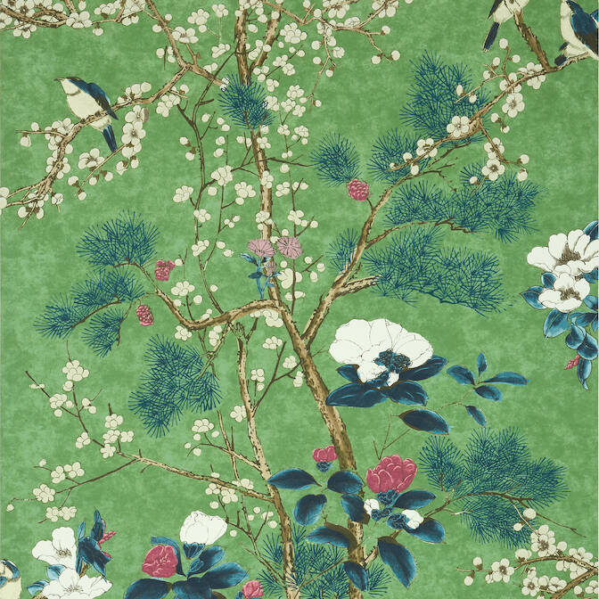 Purchase a sample of T13623 Katsura, Grand Palace by Thibaut Wallpaper