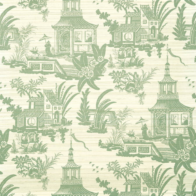 Purchase a sample of T13650 Empress Court, Grand Palace by Thibaut Wallpaper