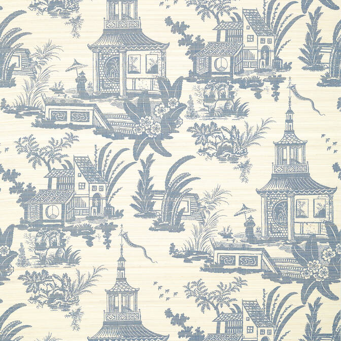 Purchase a sample of T13653 Empress Court, Grand Palace by Thibaut Wallpaper