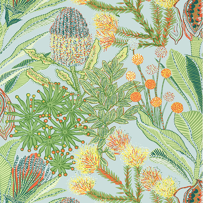 Purchase  T13925 PROTEA, Palm Grove by Thibaut Wallpaper