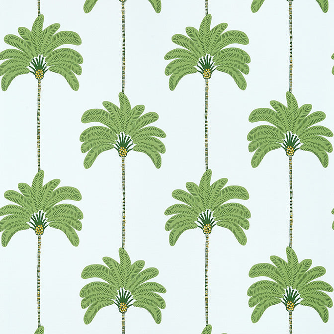 Purchase a sample of T13946 Sunset Boulevard, Palm Grove by Thibaut Wallpaper
