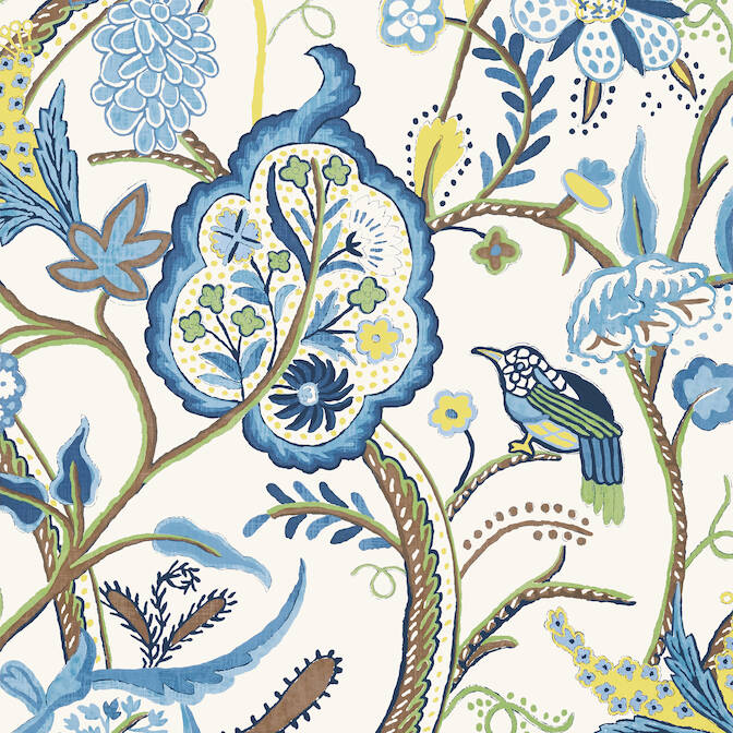 Purchase a sample of T14300 Windsor, Canopy Thibaut Wallpaper