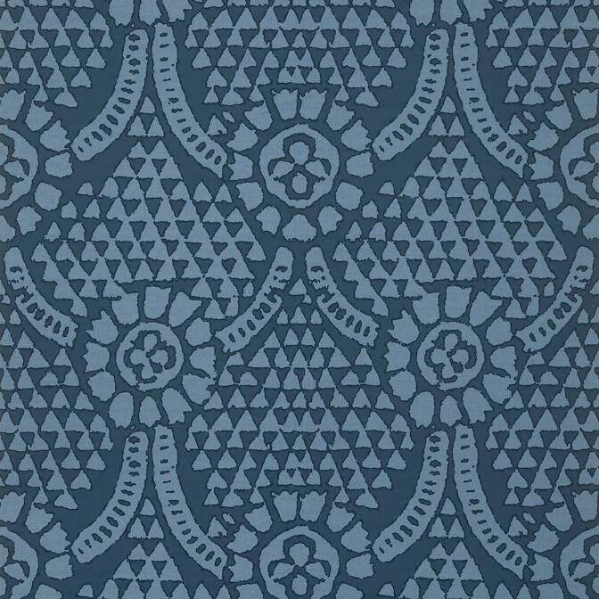 Purchase a sample of T14315 Chamomile, Canopy Thibaut Wallpaper