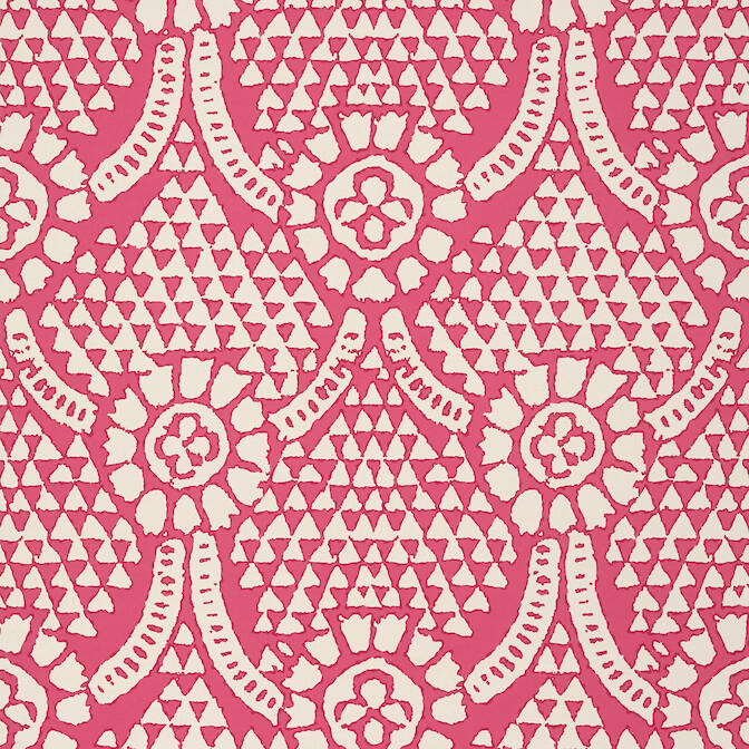 Purchase a sample of T14316 Chamomile, Canopy Thibaut Wallpaper