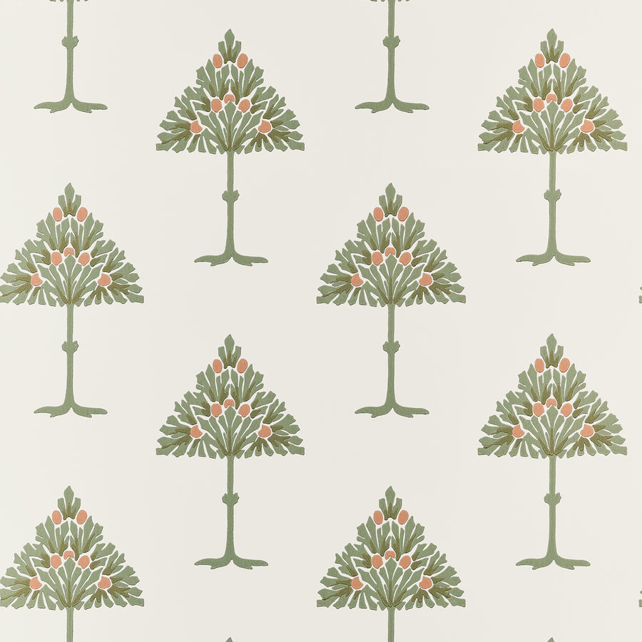Select Thibaut Wallpaper Product T14614 pattern name May Tree color name Sage.