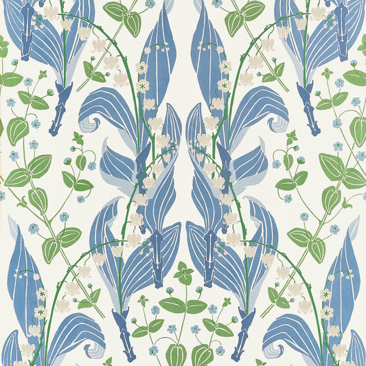 Find Thibaut Wallpaper Pattern T14620 pattern name Harbor Springs color name Blue.