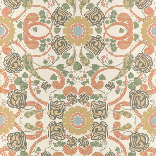 Find Thibaut Wallpaper Pattern T14646 pattern name Margaux color name Apricot and Sage.
