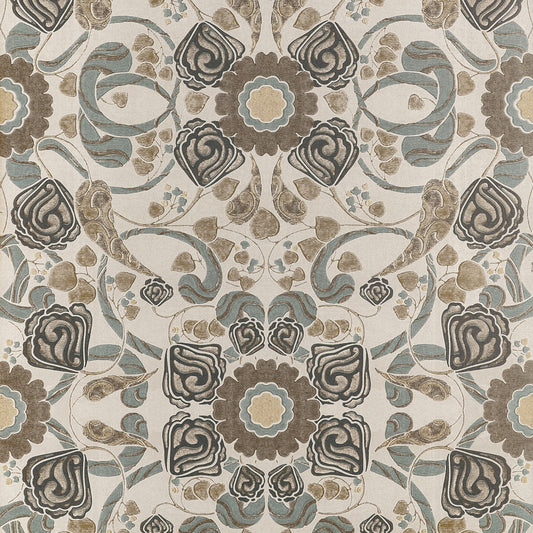 Shop Thibaut Wallpaper Item T14647 pattern name Margaux color name Brown.