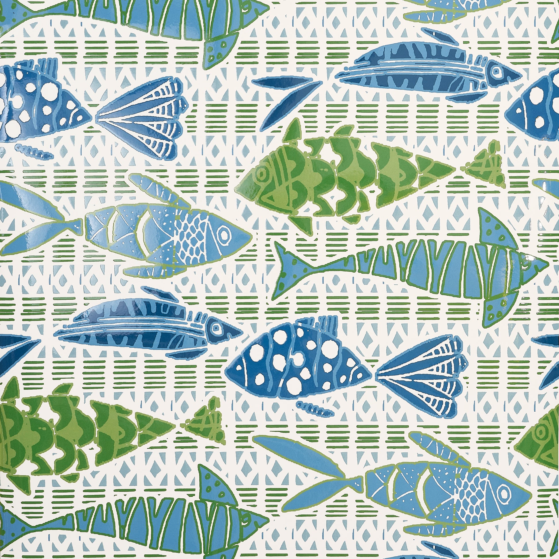 Order Thibaut Wallpaper Pattern Number T15870 Pattern Name Batik Fish From The Collection Islander. 