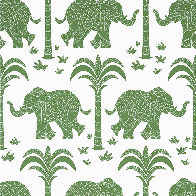 Purchase a sample of T16201 Elephant, Kismet by Thibaut Wallpaper