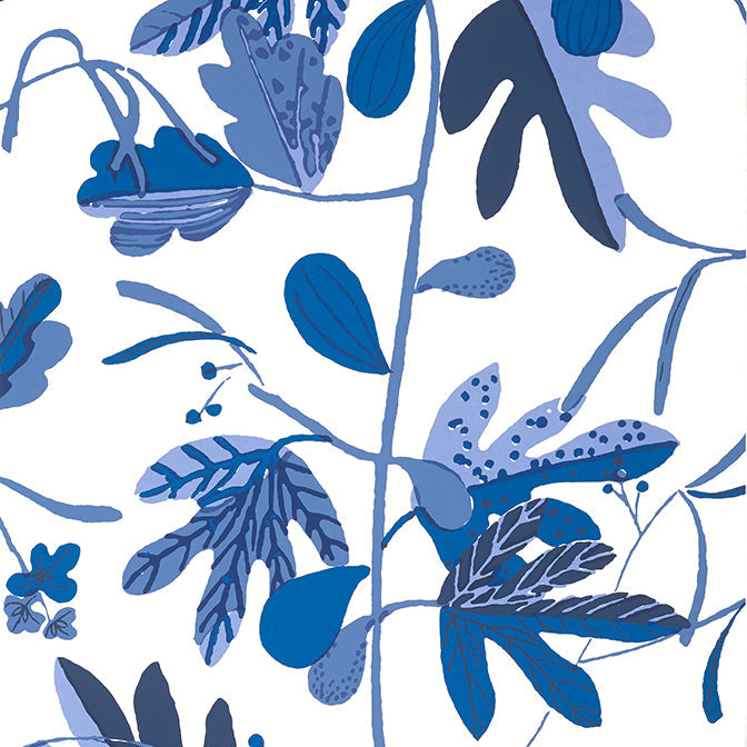 Purchase a sample of T16211 Matisse Leaf, Kismet by Thibaut Wallpaper