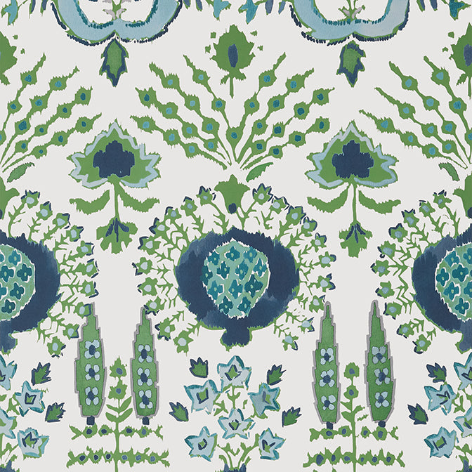 Purchase a sample of T16240 Mendoza Suzani, Kismet by Thibaut Wallpaper