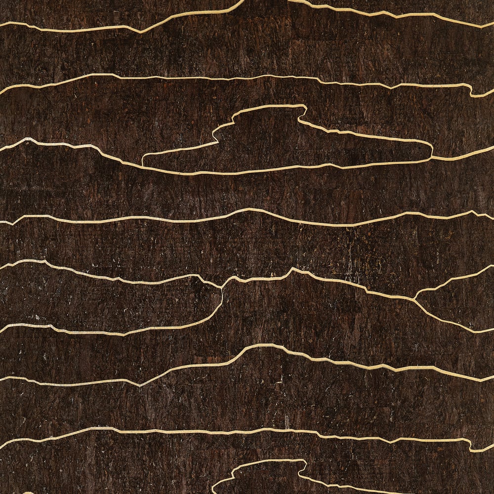 Find Thibaut Wallpaper Item T24407 pattern name Cloud Mosaic color name Gold Bark. 