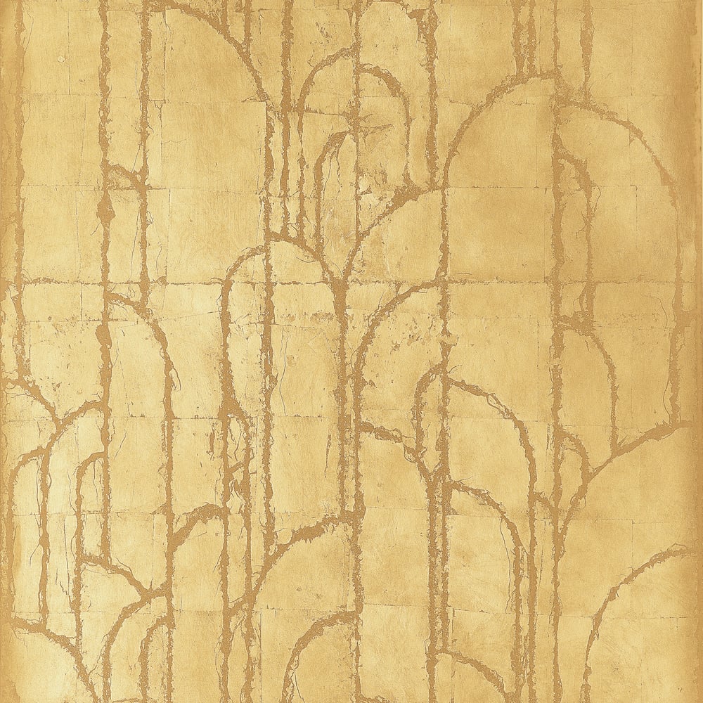 Select Thibaut Wallpaper SKU T24414 pattern name Deco Moon color name Gold. 