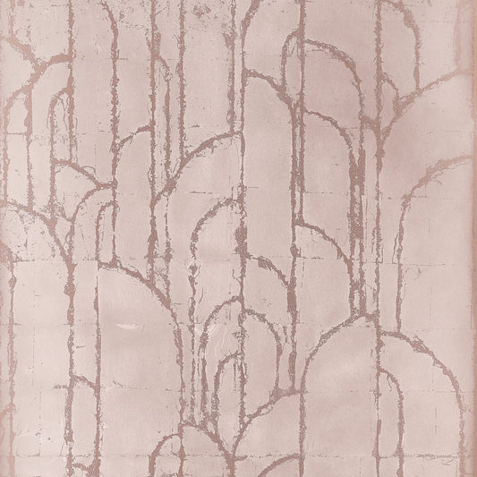 Purchase Thibaut Wallpaper Pattern T24415 pattern name Deco Moon color name Rose Gold. 