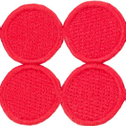 Sample T30737.2424.0 Double Dot Maraschino Red Trim Fabric by Kravet Design