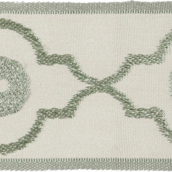 T30745.113.0 | Ogee Chain, Mineral Ivory - Kravet Design Fabric