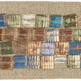 Sample T30752.135.0 Mosaique Ocean Multi Trim Fabric by Kravet Design