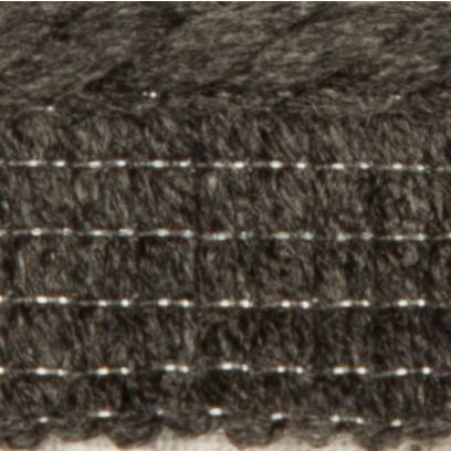 Sample T30802.811.0 Twine Cord Graphite Charcoal Trim Fabric by Kravet Design