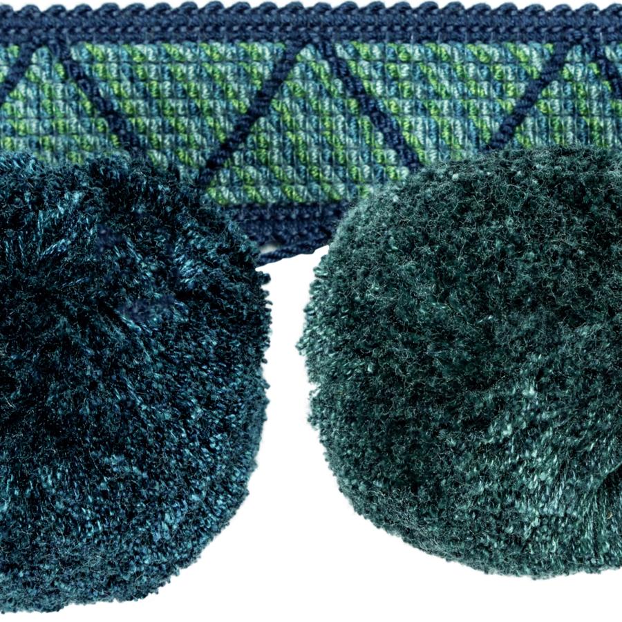 Search T30804.135 Phuket Poms Peacock Kravet Couture Fabric