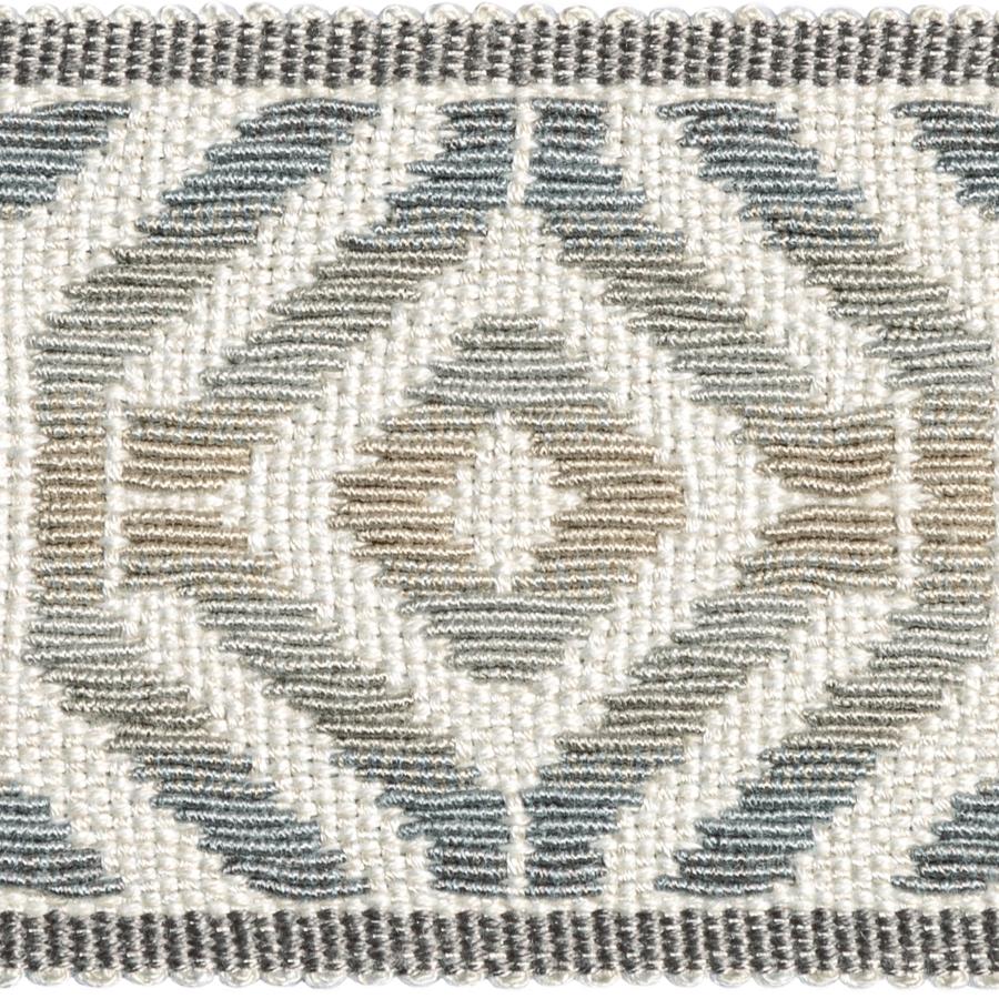 Sample T30823.11.0 Sanur Tape, Pewter by Kravet Couture Fabric