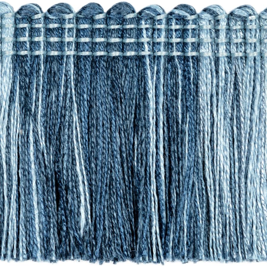 Sample T30824.55.0 Daintree Fringe, Indigo by Kravet Couture Fabric