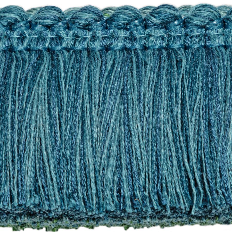 View T30825.13 Sojourn Fringe Peacock Kravet Couture Fabric