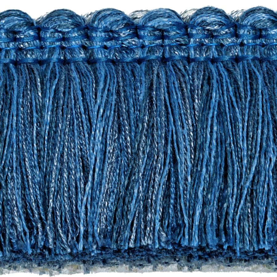 Sample T30825.55.0 Sojourn Fringe, Indigo by Kravet Couture Fabric