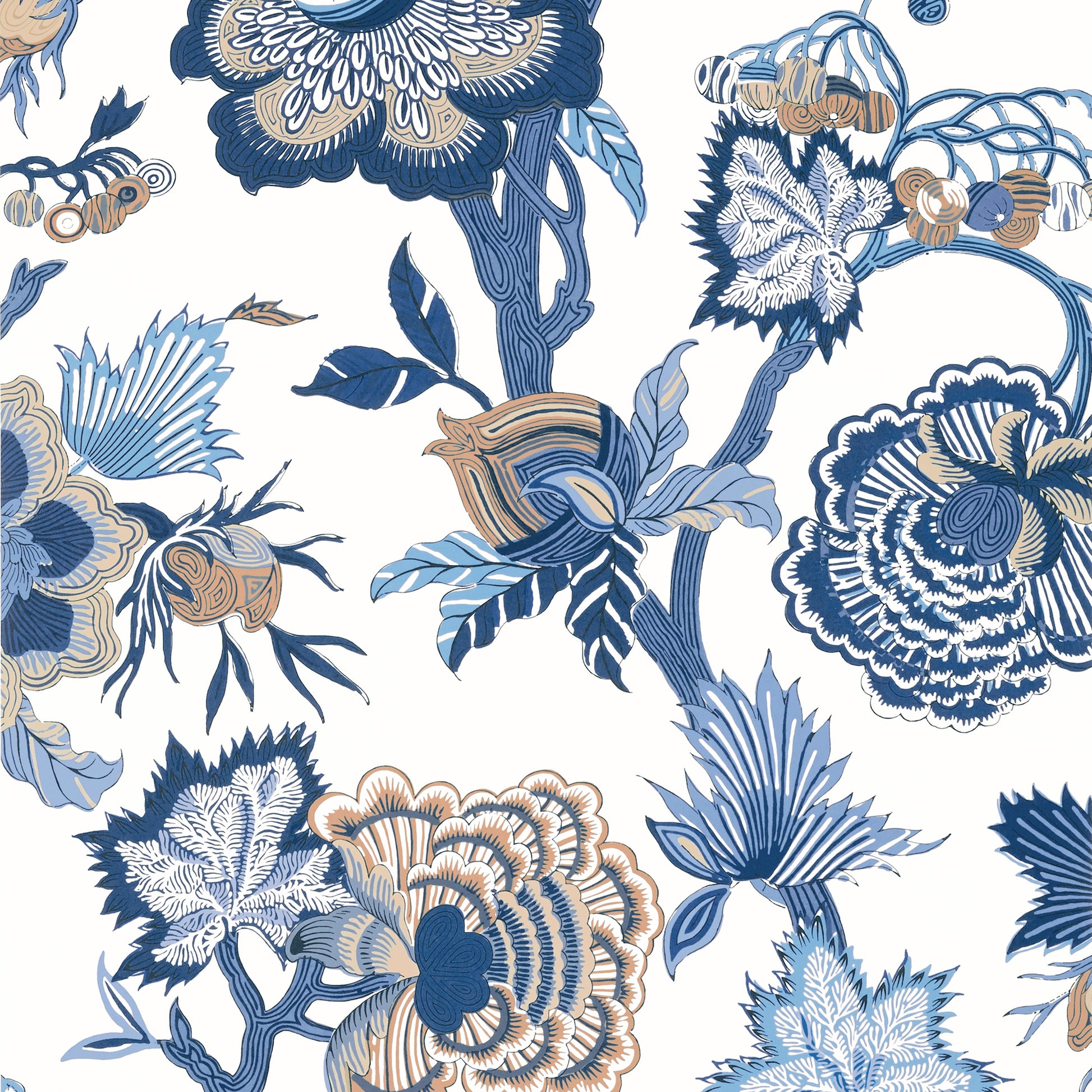 Purchase  Thibaut Wallpaper Item T36418 pattern name  Indienne Jacobean