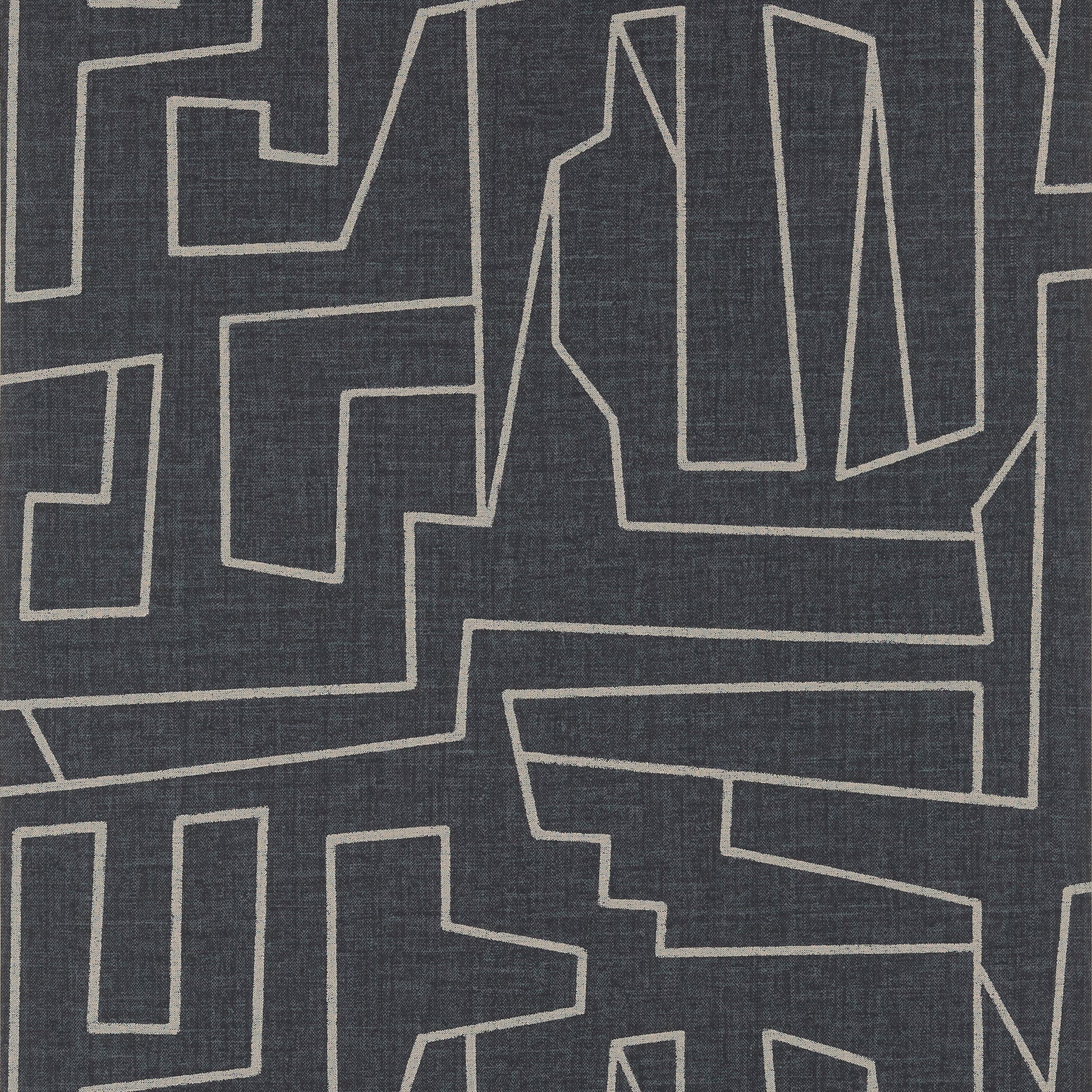 Purchase Thibaut Wallpaper Product# T41033 pattern name Matrix color Off White on Black. 