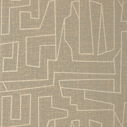 Purchase Thibaut Wallpaper Product# T41034 pattern name Matrix color Metallic Gold and Grey. 