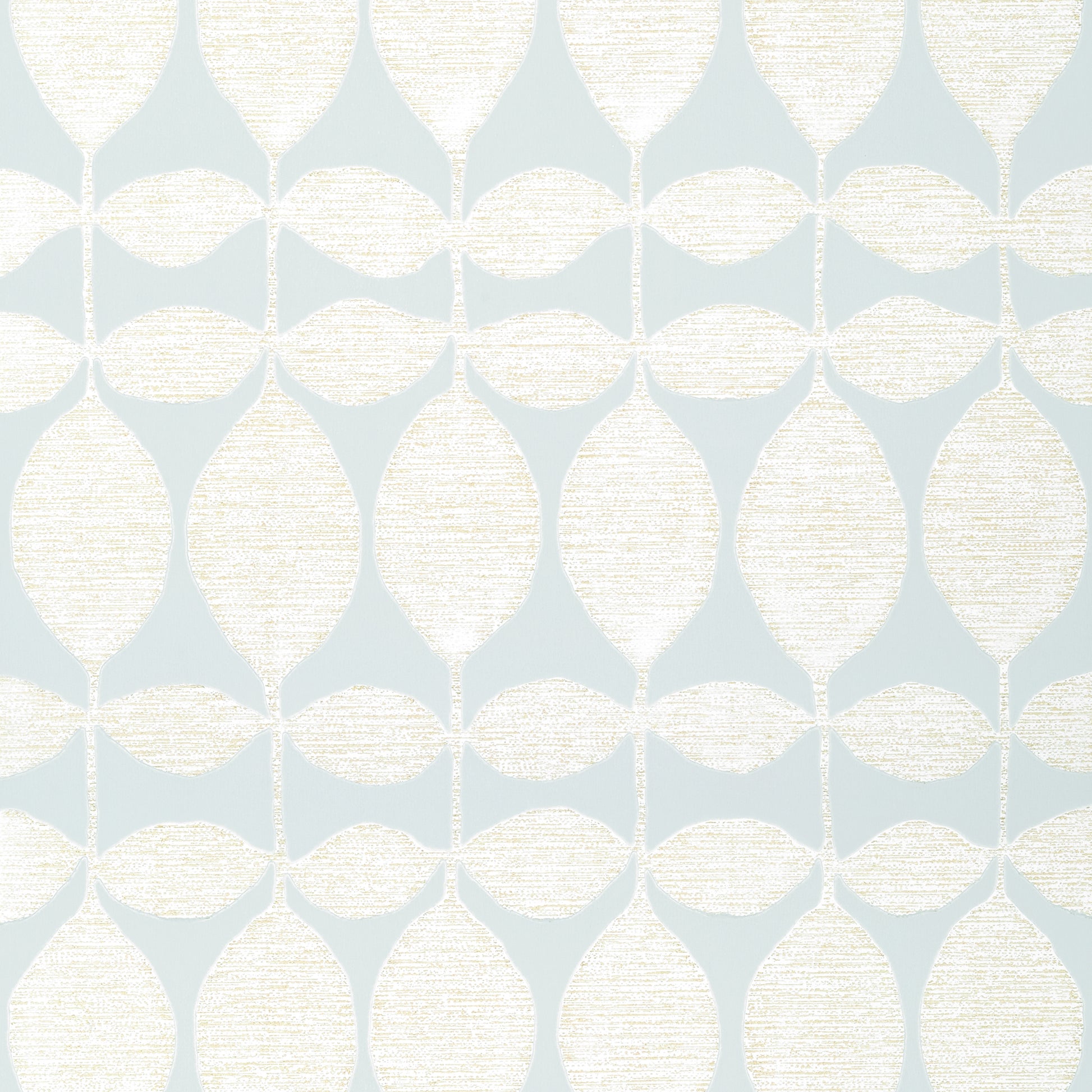 Purchase Thibaut Wallpaper Item# T41043 pattern name Lola color Pearl on Soft Blue. 