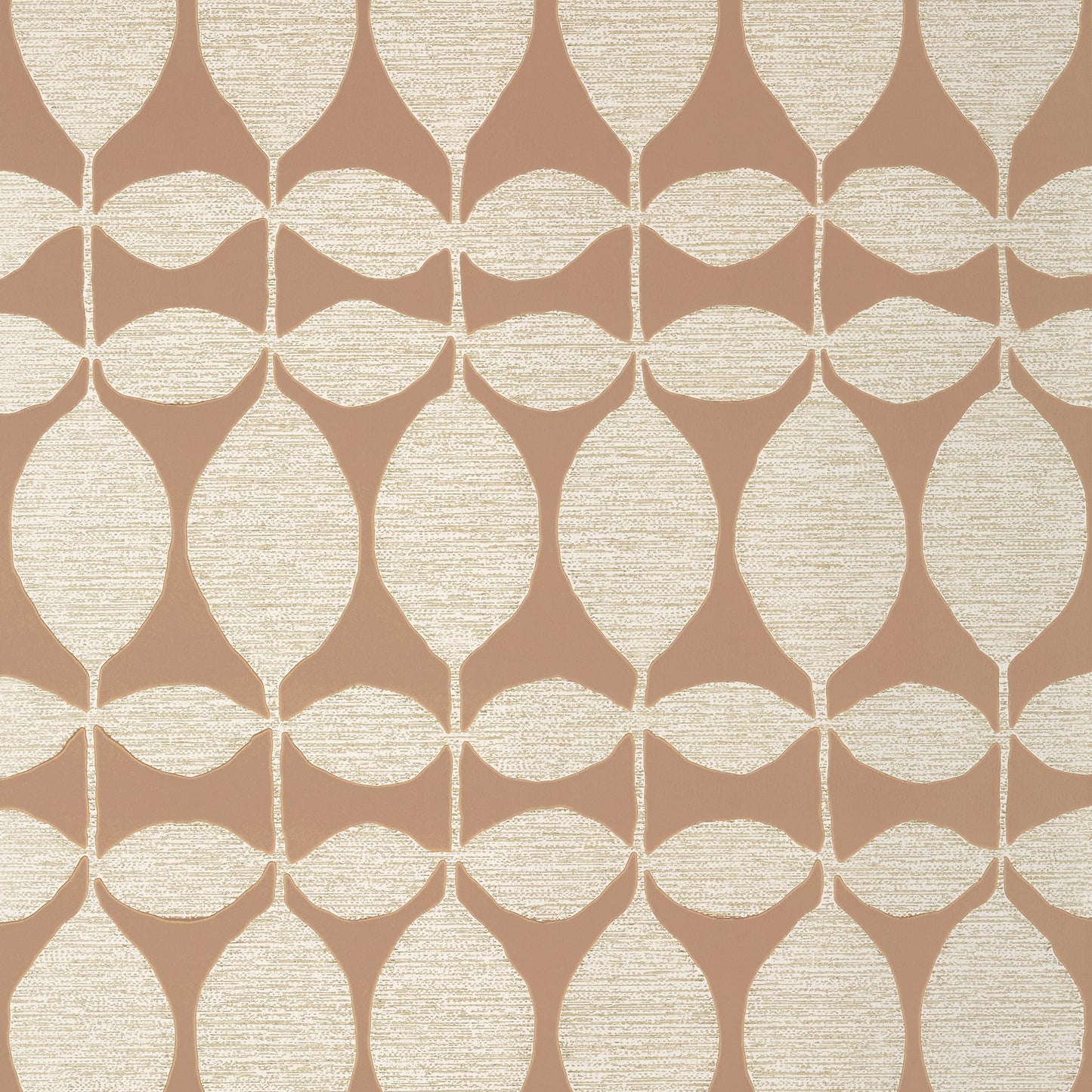 Purchase Thibaut Wallpaper SKU T41046 pattern name Lola color Metallic Pewter on Rust. 