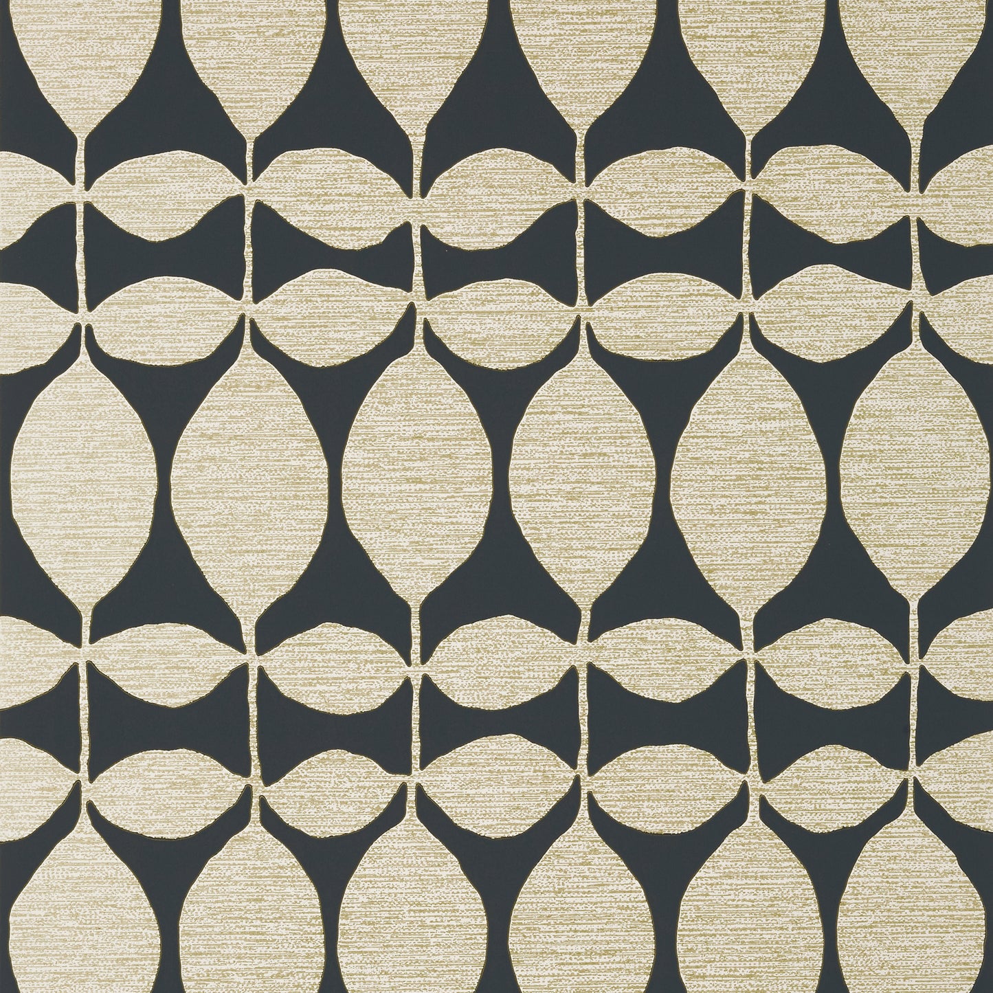 Purchase Thibaut Wallpaper Item# T41047 pattern name Lola color Metallic Gold on Black. 