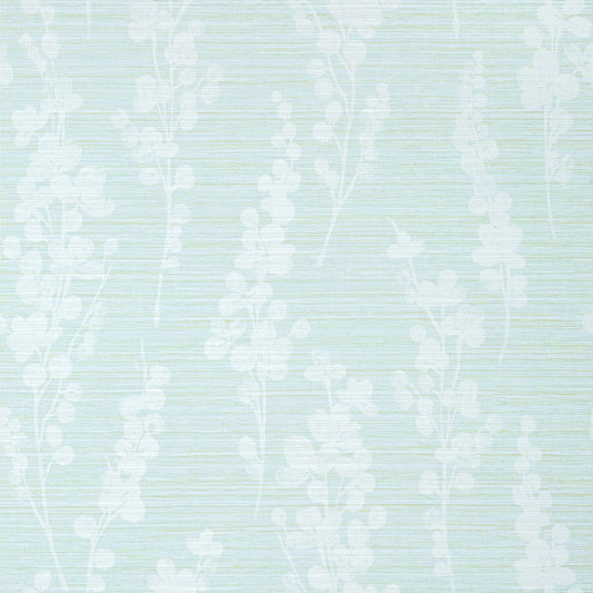 Purchase Thibaut Wallpaper Item T41051 pattern name Spring Blooms color Soft Green and Blue. 