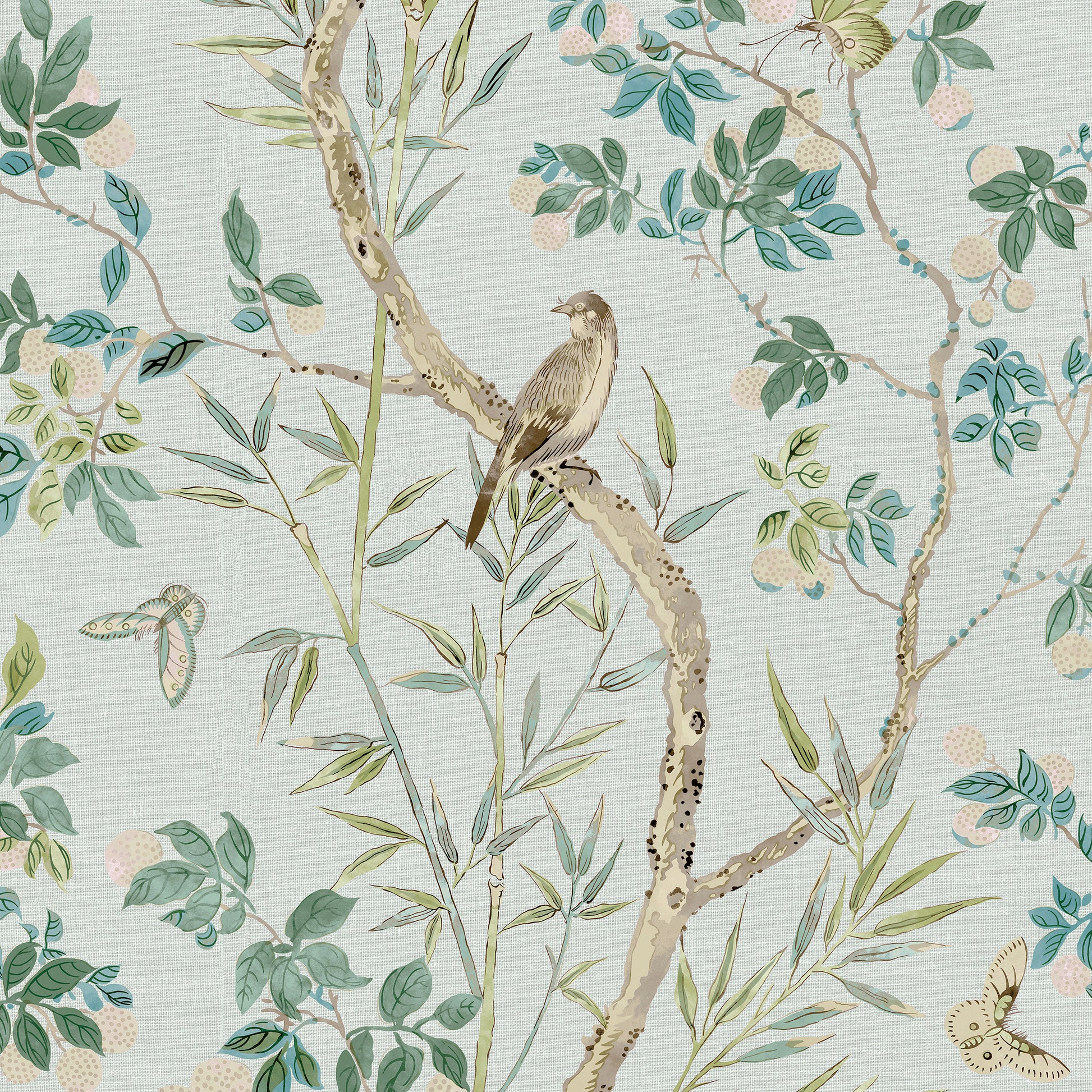 Purchase Thibaut Wallpaper Pattern# T42010 pattern name Claire color Spa Blue. 