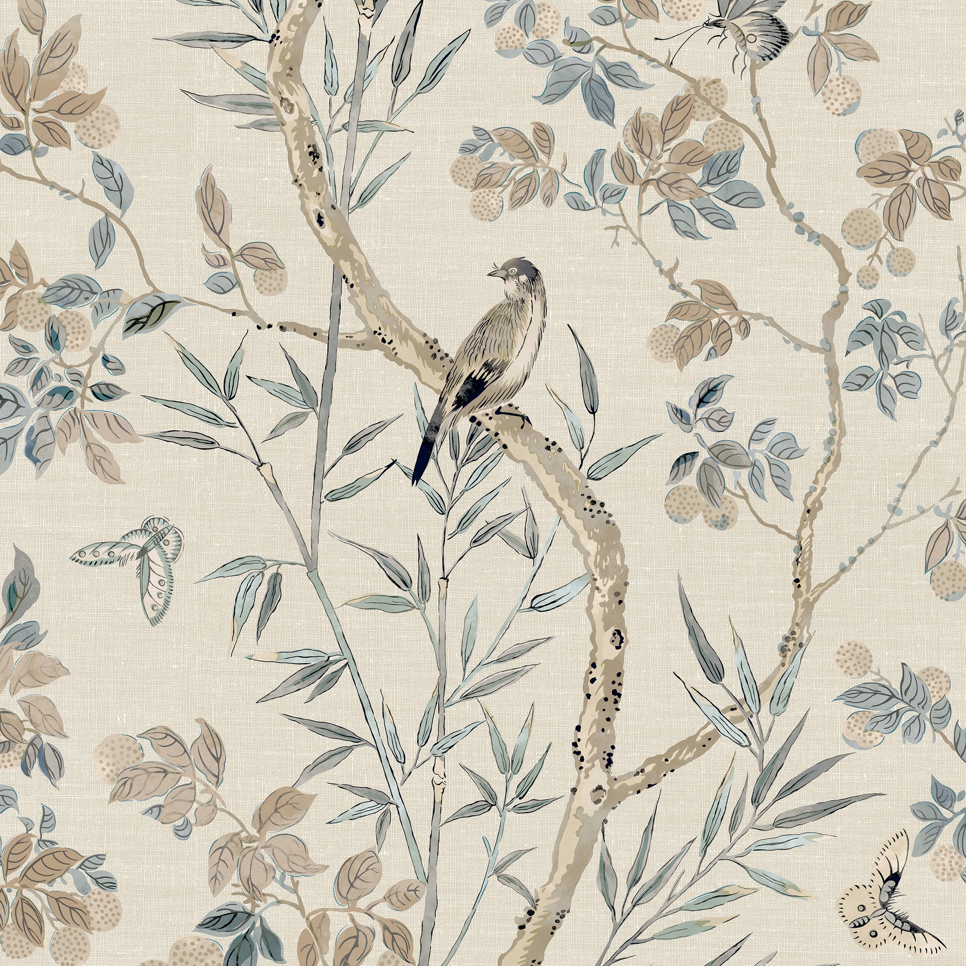 Purchase Thibaut Wallpaper SKU T42012 pattern name Claire color Neutral. 